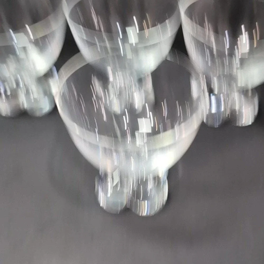 Tiffin Franciscan Du Jour‎ Champagne Coupes, Set of 4, Vintage Sherbet Glasses